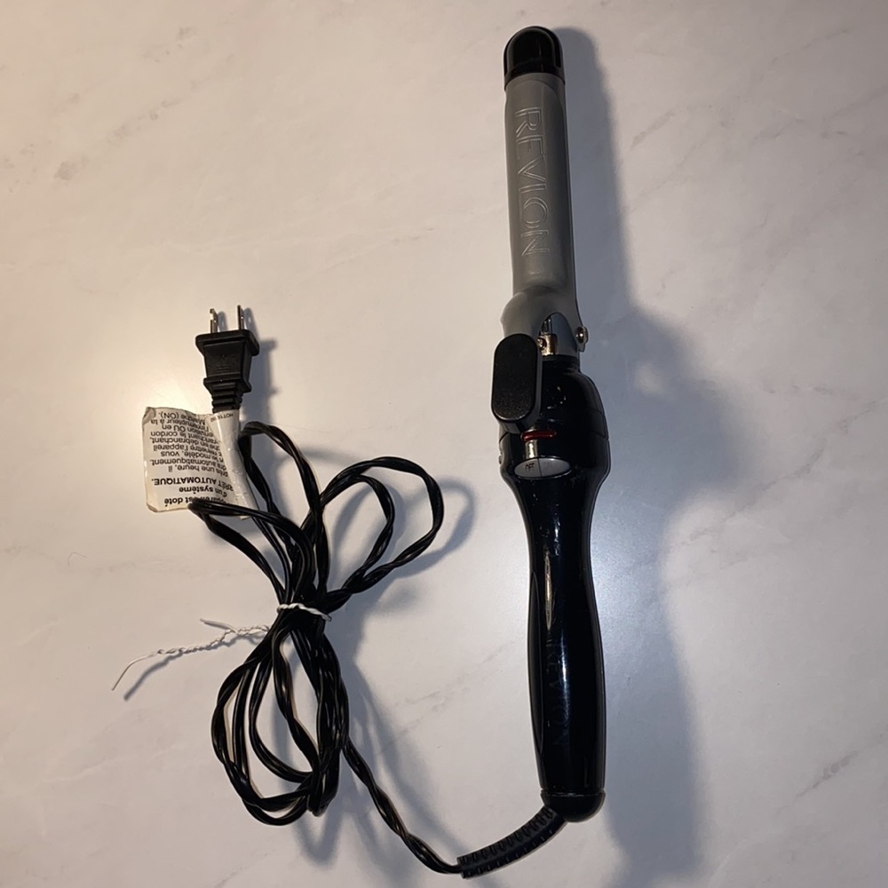 Revlon 1” round curling iron temperature settings 1-30 heat on & off buttons​​ - Picture 3 of 5